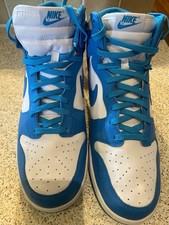 Mens Nike Dunk Hi Retro Laser Blue White DD 1399400 Trainers HighTops  Size 11.5