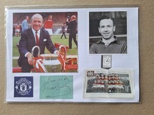MATT BUSBY MANCHESTER UNITED MUNICH LEGEND HAND-SIGNED PHOTOCARD (2)