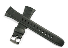 CASIO WAVE CEPTOR BLACK RESIN WATCH STRAP FOR WVA-430 WVA-470 OFFICIAL STOCKIST