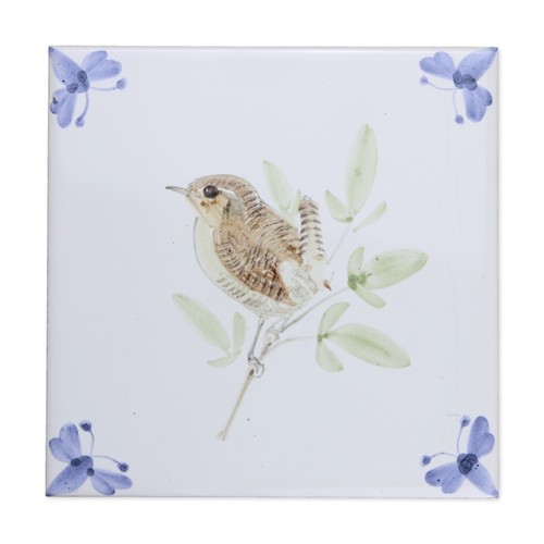 Vintage rye pottery tile hand - pottery,