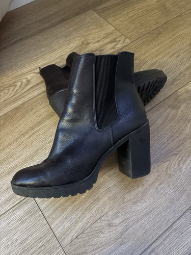Black leather faux - h&m,