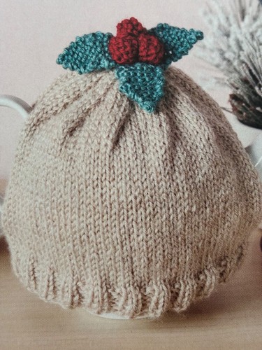 Easy knit christmas pudding - christmas,