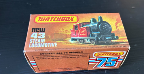Matchbox steam locomotive - 75,