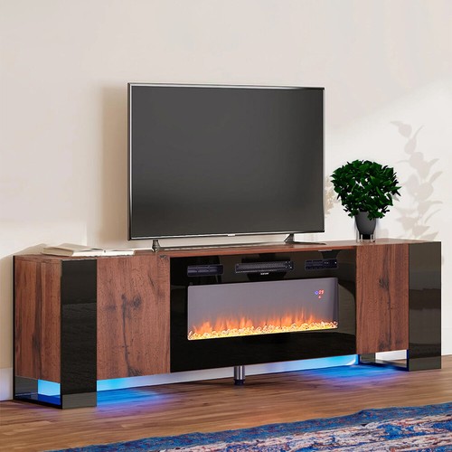 Rustic 70inch fireplace - rustic,