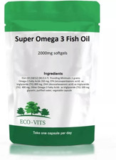 Super Omega 3 Fish Oil 2000mg