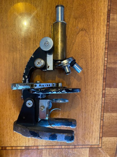 Antique microscope with - antique,