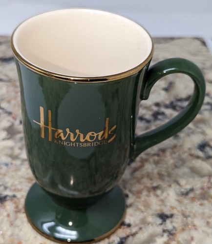 Harrods knightsbridge gold rim - knightsbridge,