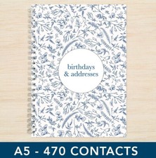 A5 Address & Birthday Book
