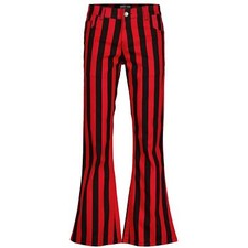 NEW RETRO 60s 70s 80s 90s MOD STRIPE FLARES JEANS Bellbottoms Holy Roller MC105