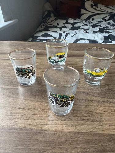Vintage old shot glasses - vintage,
