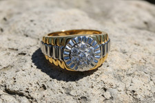 Gents Real Diamond Round