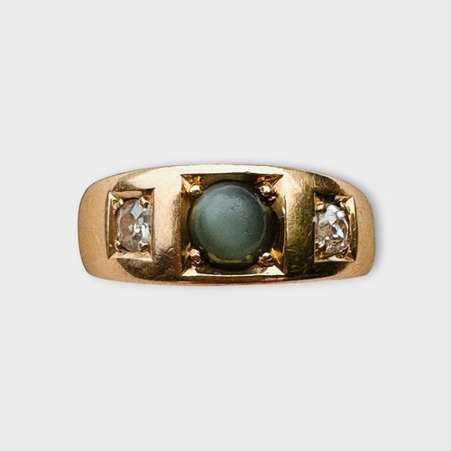 Victorian 15ct gold - 15ct, cats-eye