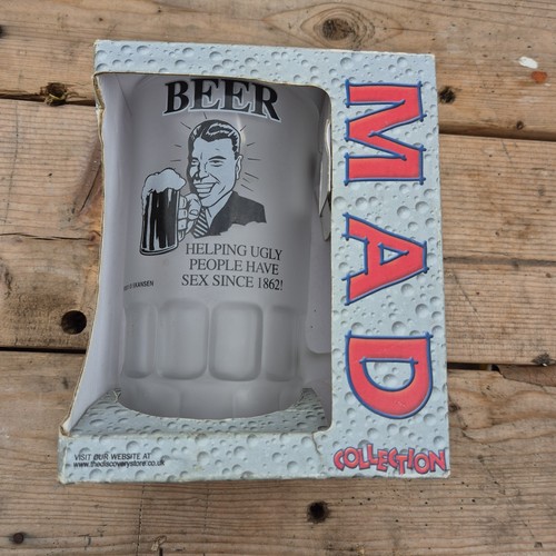 Funny novelty frosted beer - novelty,