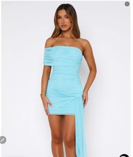 Women's White Fox One Shoulder