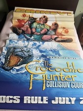 Steve Irwin The Crocodile Hunter 2002 Vinyl Poster Movie Theater Banner 4' x 6'