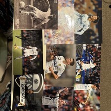 9 Signed Photos By Past And Present Leeds United FCPlayers