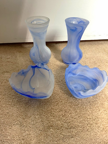 Herner glas blue white - herner,