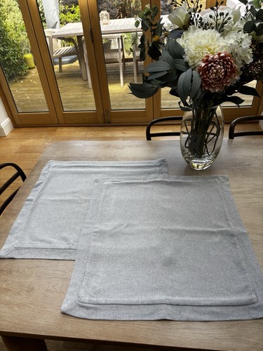 Grey brushed cotton square - grey,