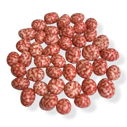 White chocolate covered nuts - white, &