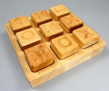 Wooden Tic Tac Toe Game Set