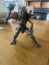 Alien Metal Sculpture Figure