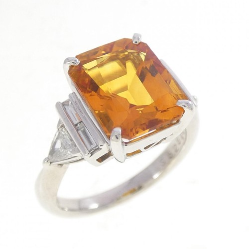 Authentic pt900 sapphire ring - authentic,