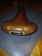 Brooks Swift Leather Bicycle Saddle Seat bike Retro vintage brown Copper rivets