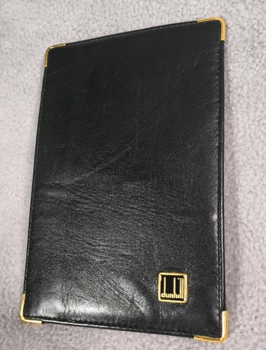 Vintage dunhill black leather - dunhill,