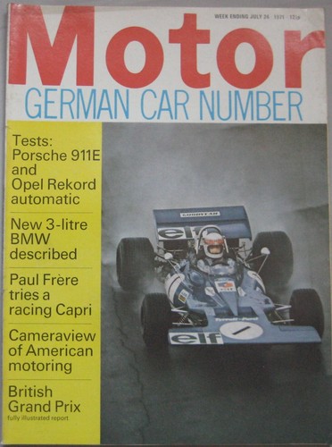 Motor magazine july 1971 - july,