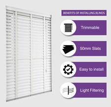 FAUX WOOD TAPE VENETIAN BLINDS