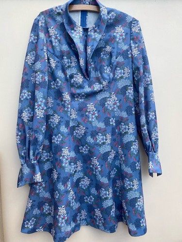 Vintage crimplene dress - vintage,