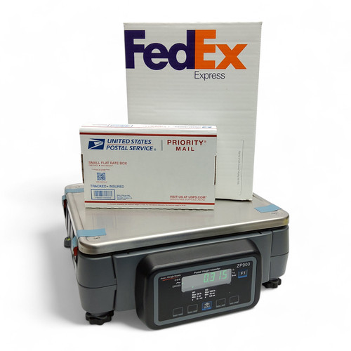 Postal scale with - scale,