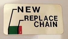 HONDA CBR600R CBR600 CHAIN ADJUSTER CAUTION WARNING DECAL