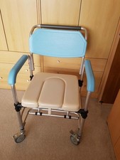 Mobile Commode Shower Chair