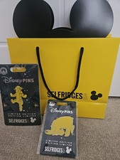 Eeyore, Tigger Pin and Selfridges bag Selfridges Limited Edition Pin 