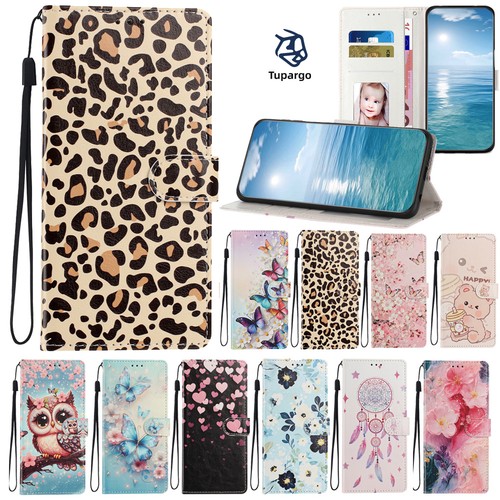 Pattern leather wallet case - wallet,