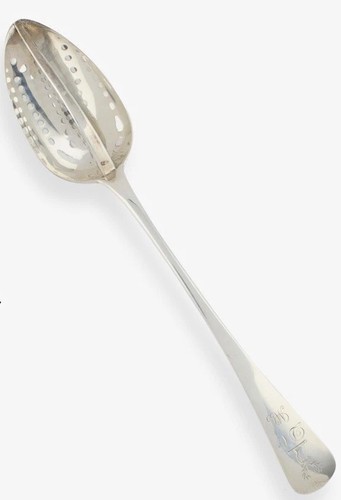 Silver double slotted gravy - double,