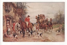 Hunting scene - horses