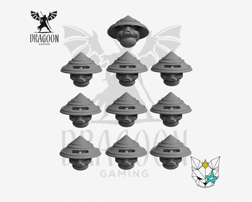 Samurai space knights helmets - samurai,