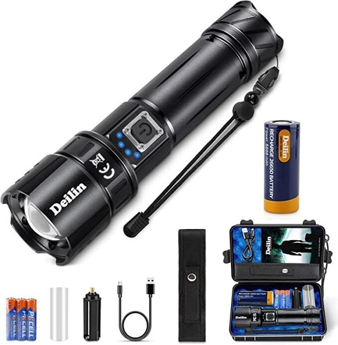 Torch flashlight 1000 lumen - torch,