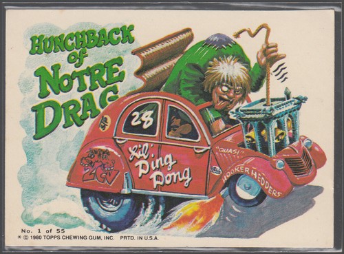 1980 topps weird - topps, wheels