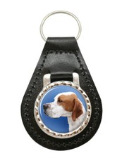English Pointer Leather Key