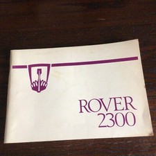ROVER 2300 SD1 Car Owners Manual Handbook 1977 Edition 1