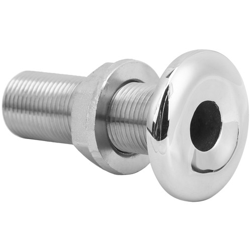 Thru hull connector polished - thru,