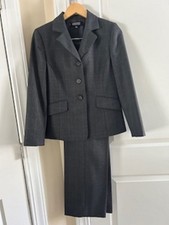 Women's Pant Suit Kasper Gray
