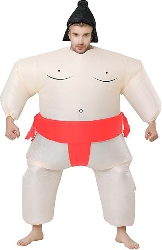 Inflatable sumo costume for