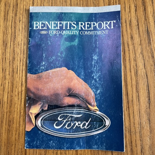 Ford 1986 benefits report - ford,