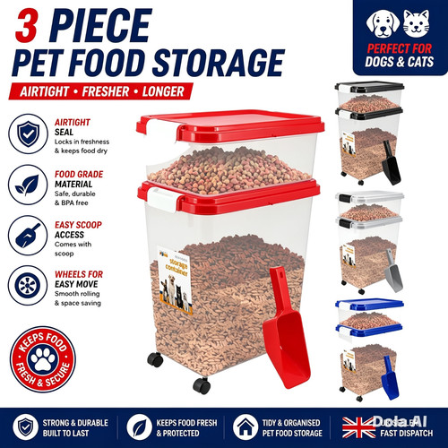 Piece airtight pet food - pet,
