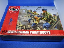 Airfix WWII German Paratroops 1:72 Plastic Figures Set A01753 on Sprue Red box