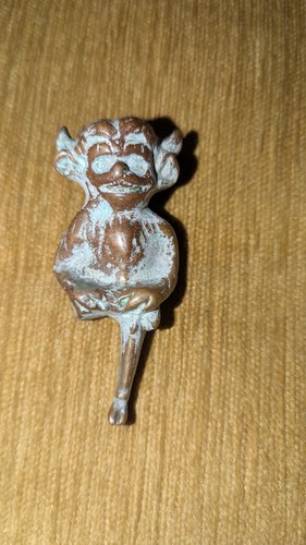 Vintage brass lincoln imp - imp, door